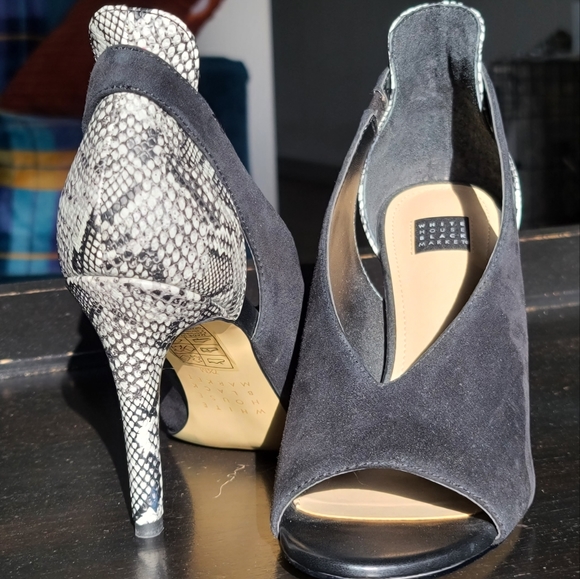 Snakeskin WHBM Heels - Picture 5 of 5